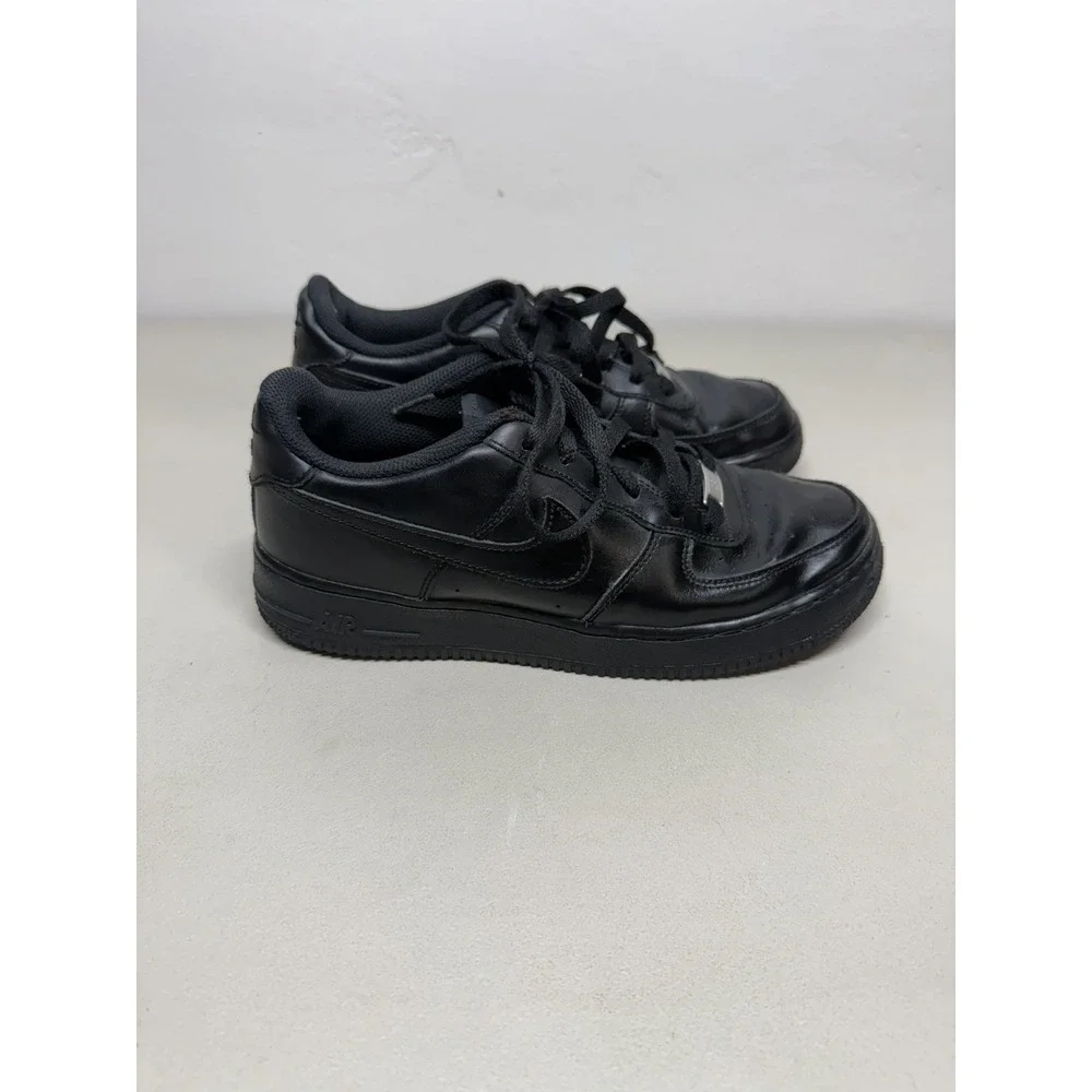 Nike Air Force 1 Low Triple Black Mens 7 Womens 8.5 Youth 7
